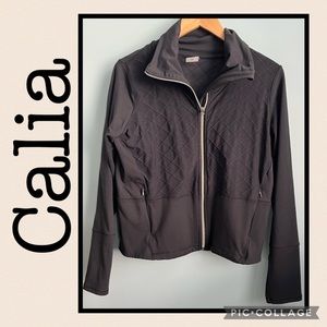 Calia Black Full Zip Activewear Jacket Size M